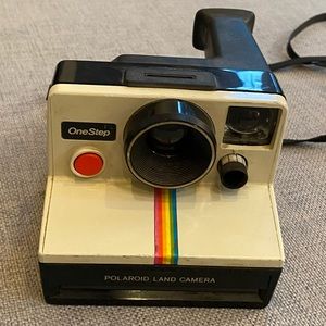 Polaroid Land Camera, One Step. Sold as is, vintage.